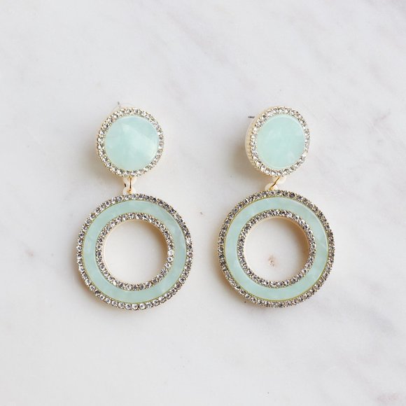 Boho Beach Stone Earrings - Picture 3 of 3